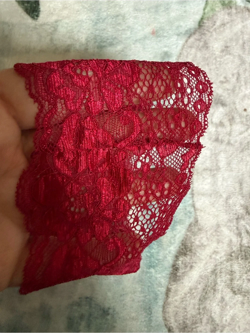 Lace Bandeau Set - Ivory, Burgundy, White, Black
